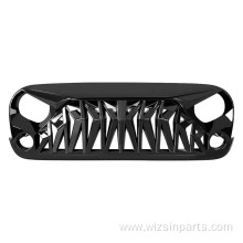 Shark Grille Glossy Black For Wrangler JK JKU